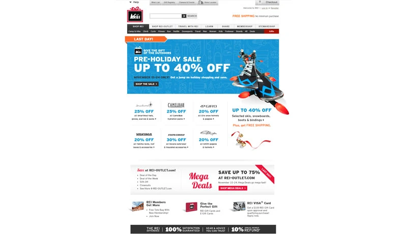 REI Home Page Two
